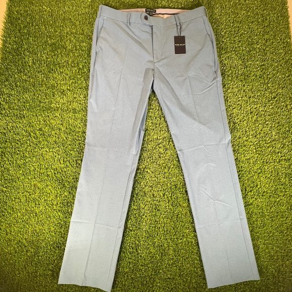 Peter Millar Crown Crafted Surge Performance Golf Pants 36X32 Blue Stretch NWT - Picture 1 of 8